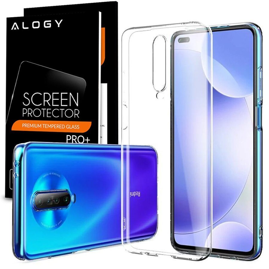 

Etui Silikonowe Guma Case Do Xiaomi Poco X2 +szkło