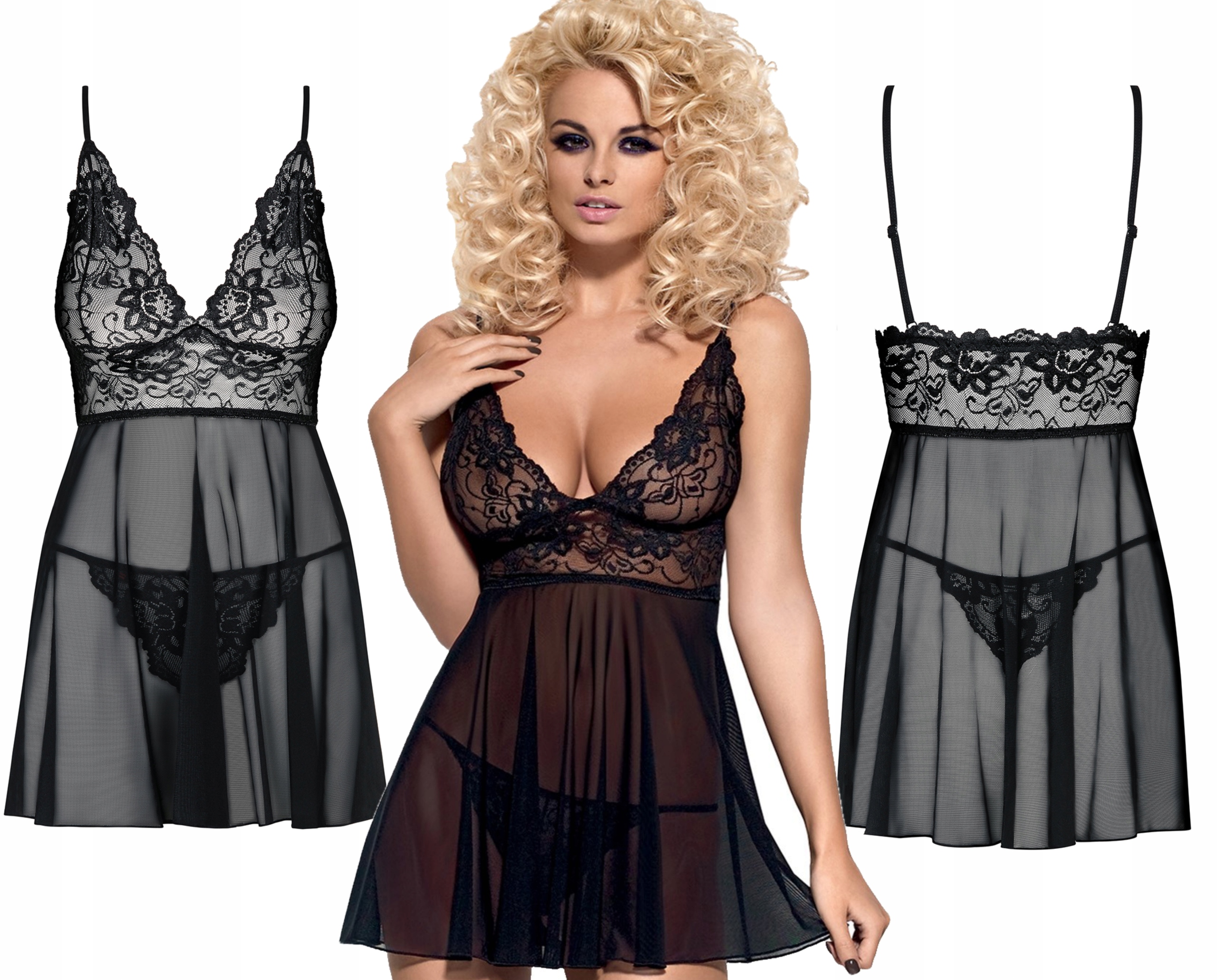 

Seksowna bielizna koszulka nocna+majtki oryginalna