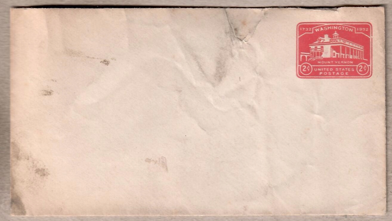 USA, 1932 r. . . koperta