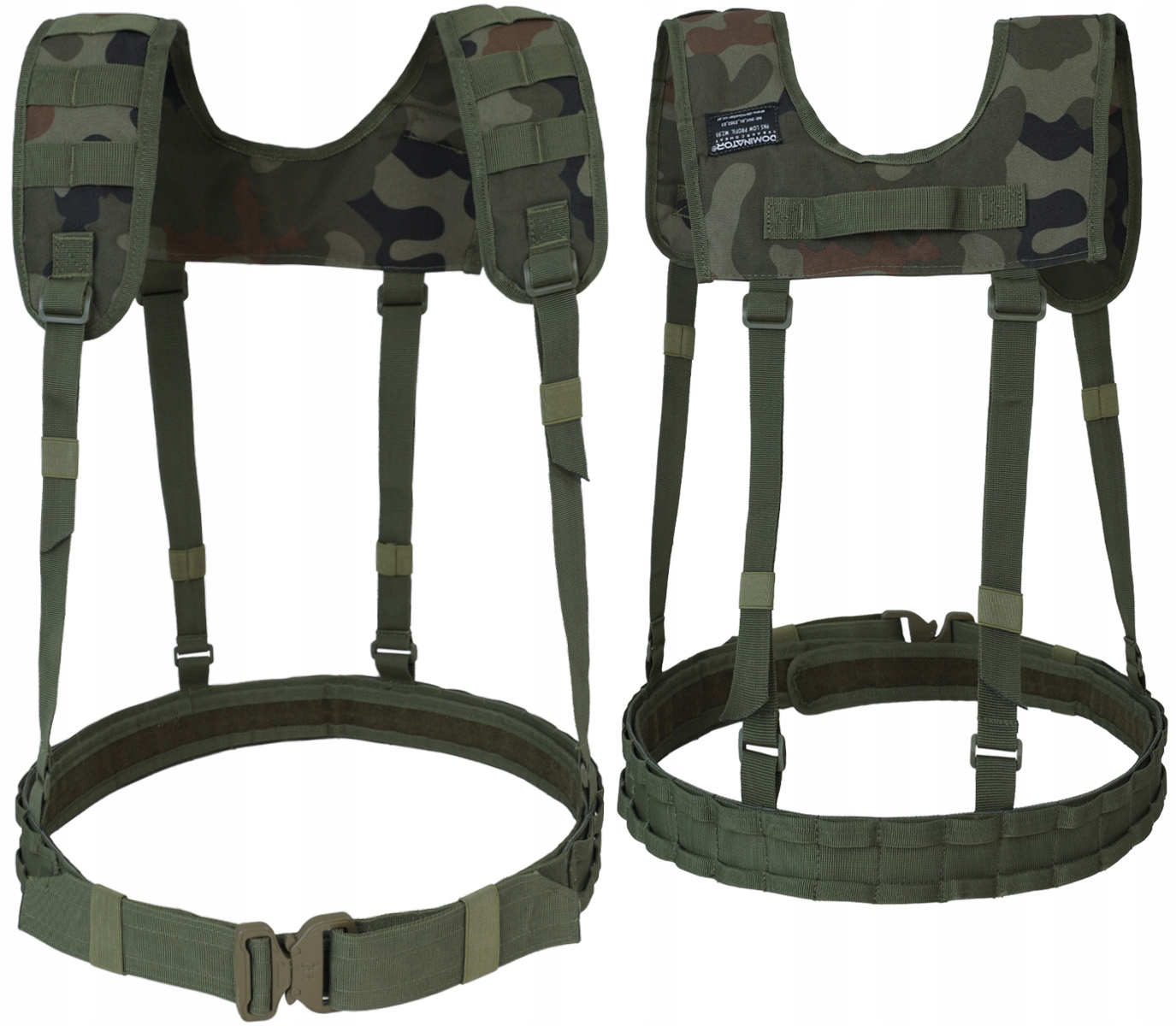 Pasoszelki Pas Taktyczny Molle Cobra Szelki Kamizelka Dominator Olive Wz.93