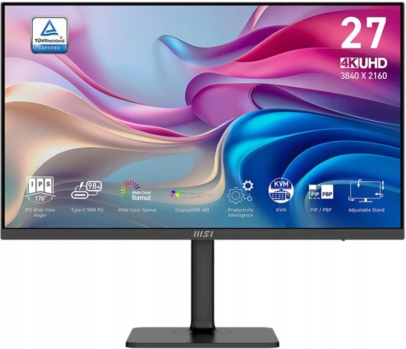 LCD Monitor Msi Modern MD272UPHG 27" 3840 x 2160 px Ips/pls