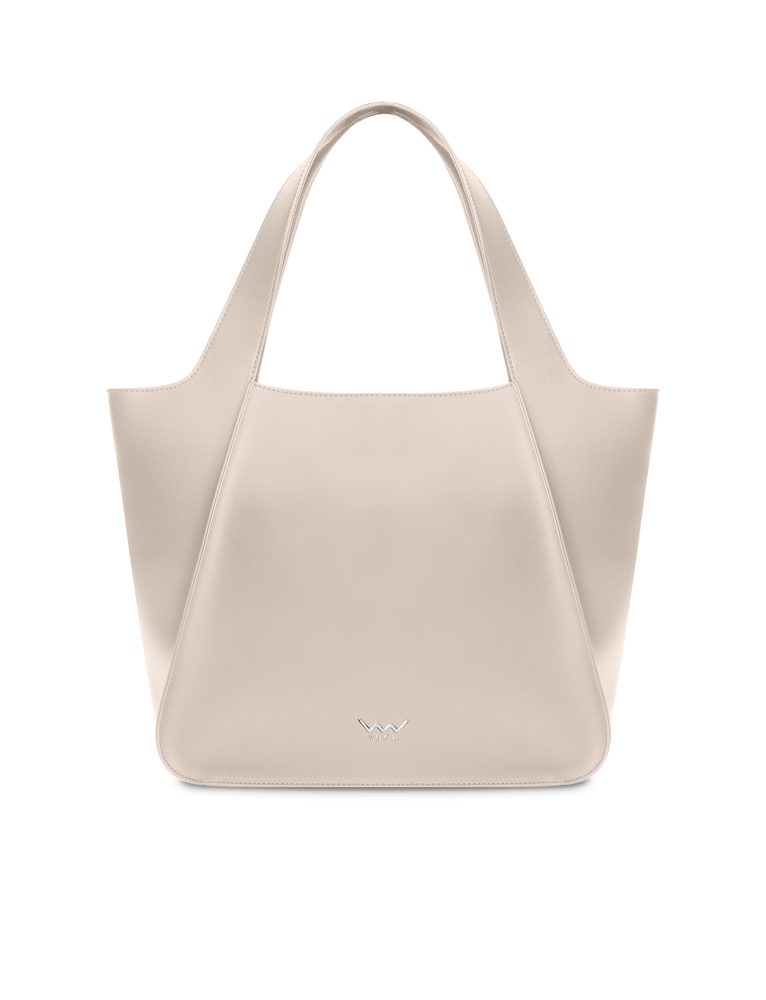 Dámská kabelka shopper Vuch Calyste béžová 46 cm A4 na zip
