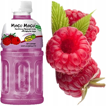 

Napój Smak Malinowy Nata De Coco 320ml Mogu Mogu