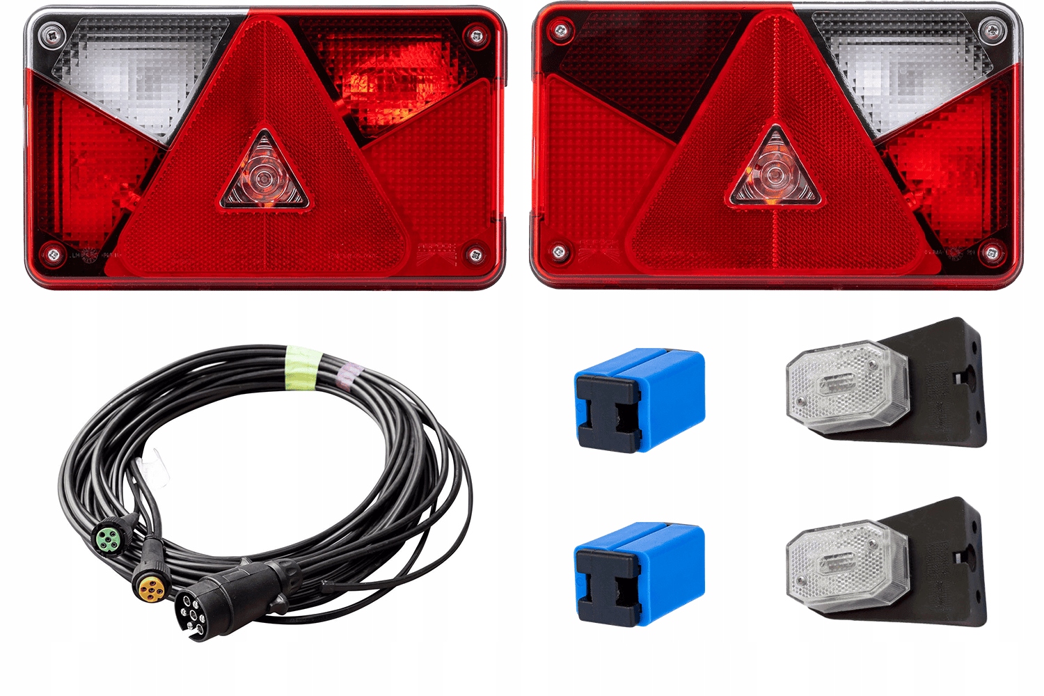 Sada světel pro přívěs: zadní obrysová světla paprsek 4,5 m 7-PIN