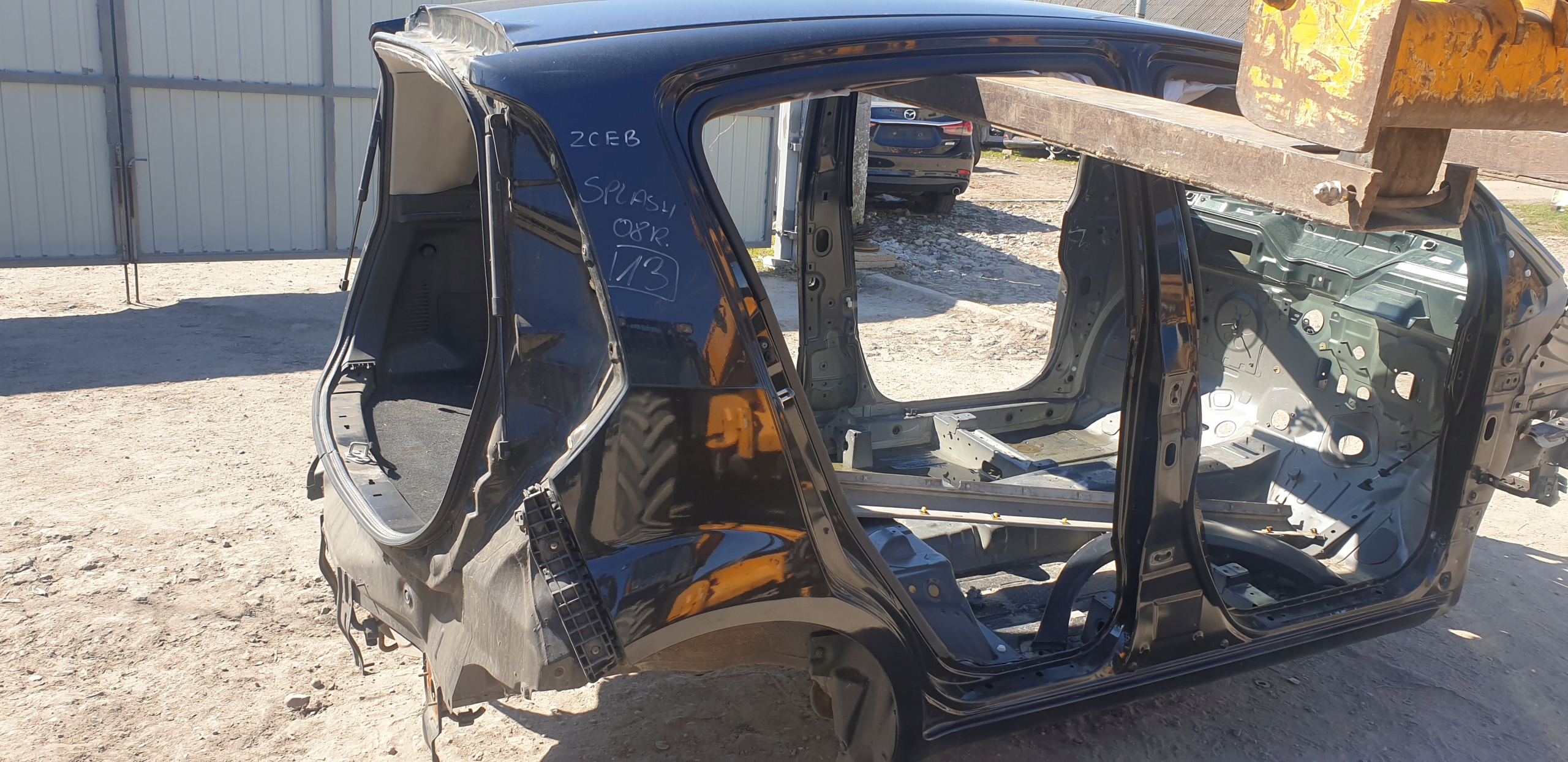 Suzuki Splash 2008r пояс заднє крило колір ZCEB