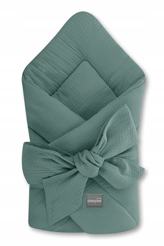 

Rożek niemowlęcy muślinowy Ocean Green Sleepee