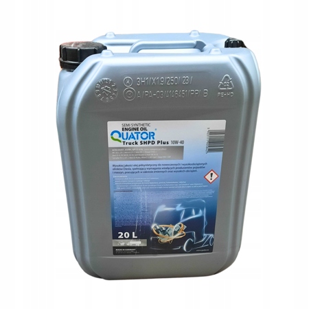 OLEJ QUATOR TRUCK SHPD PLUS 10W40 20L dla pojazdów ciężarowych i autobusów