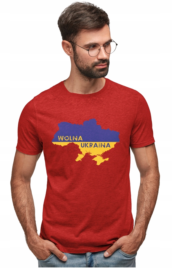 

Koszulka Wolna Ukriana Tshirt Putin Wojna Ukrainie