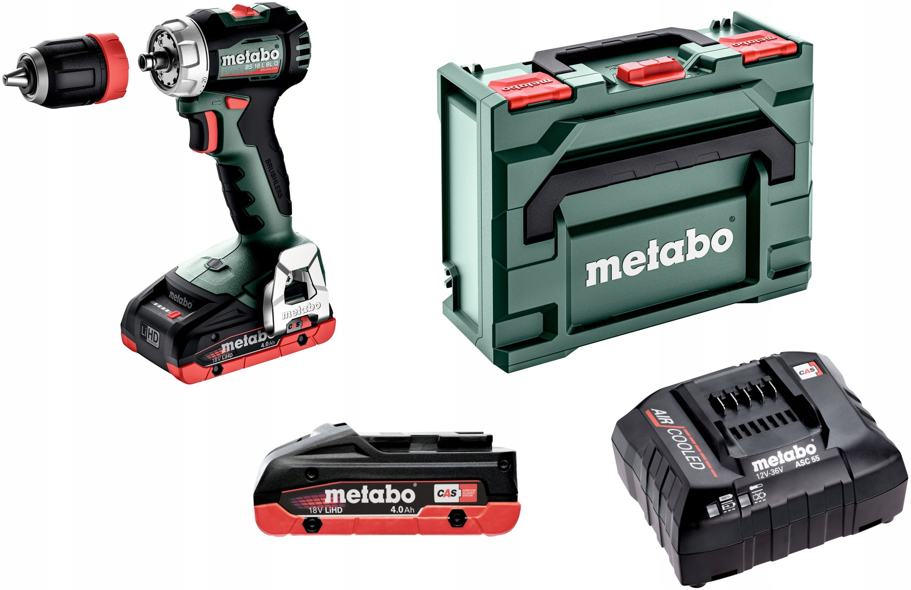 Metabo 614054500 Wiertarko-wkrętarka Akumulatorowa Udarowa Sb 18 L Quick