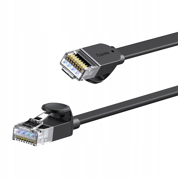 BASEUS KABEL SIECIOWY RJ45 - RJ45 LAN PRZEWÓD INTERNETOWY ETHERNET CAT6 8m Kolor czarny