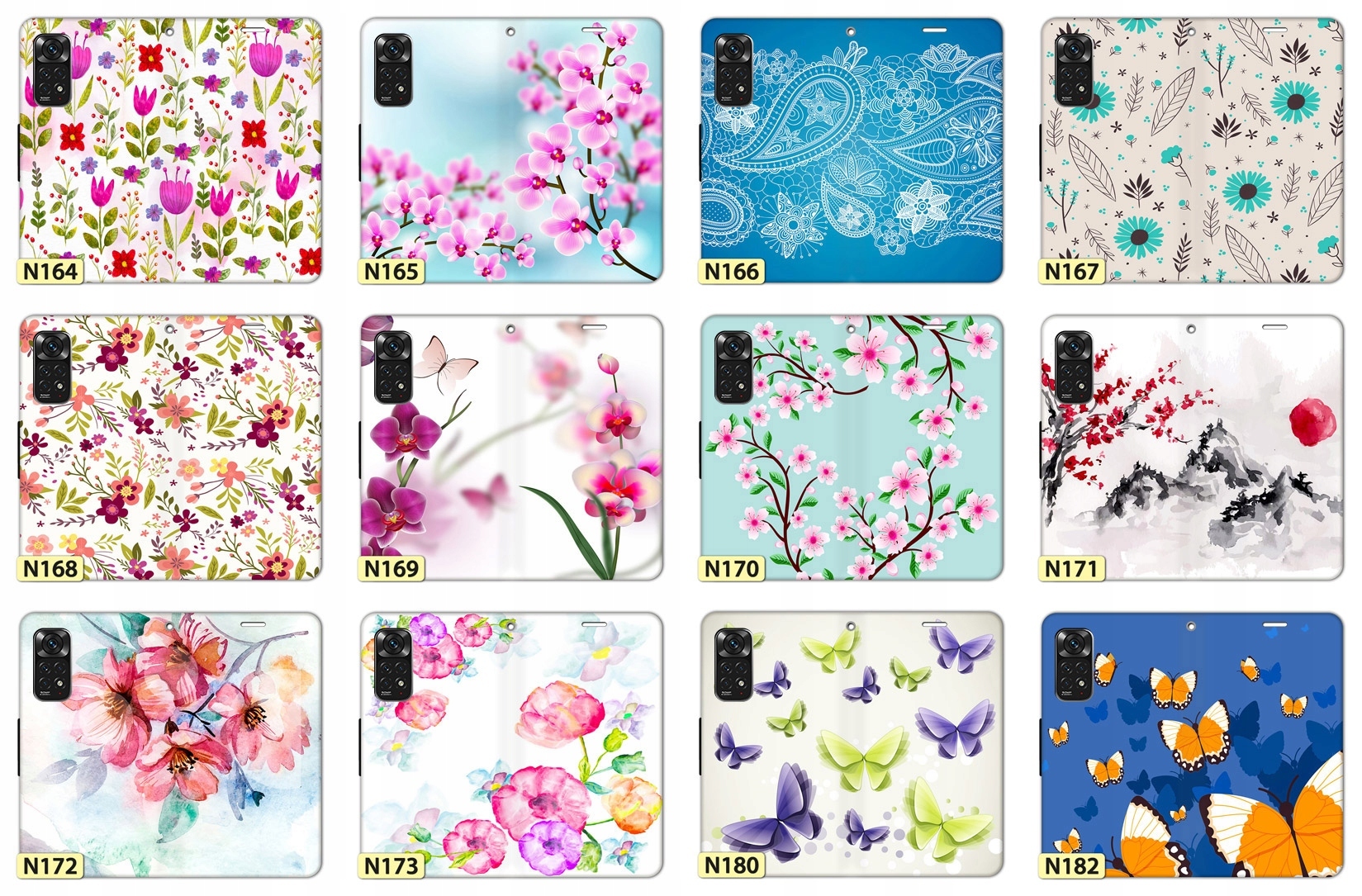 Etui Portfel FOTO Case OBUDOWA SZKŁO 9H do Xiaomi Redmi Note 11 /Note 11S Marka Inna