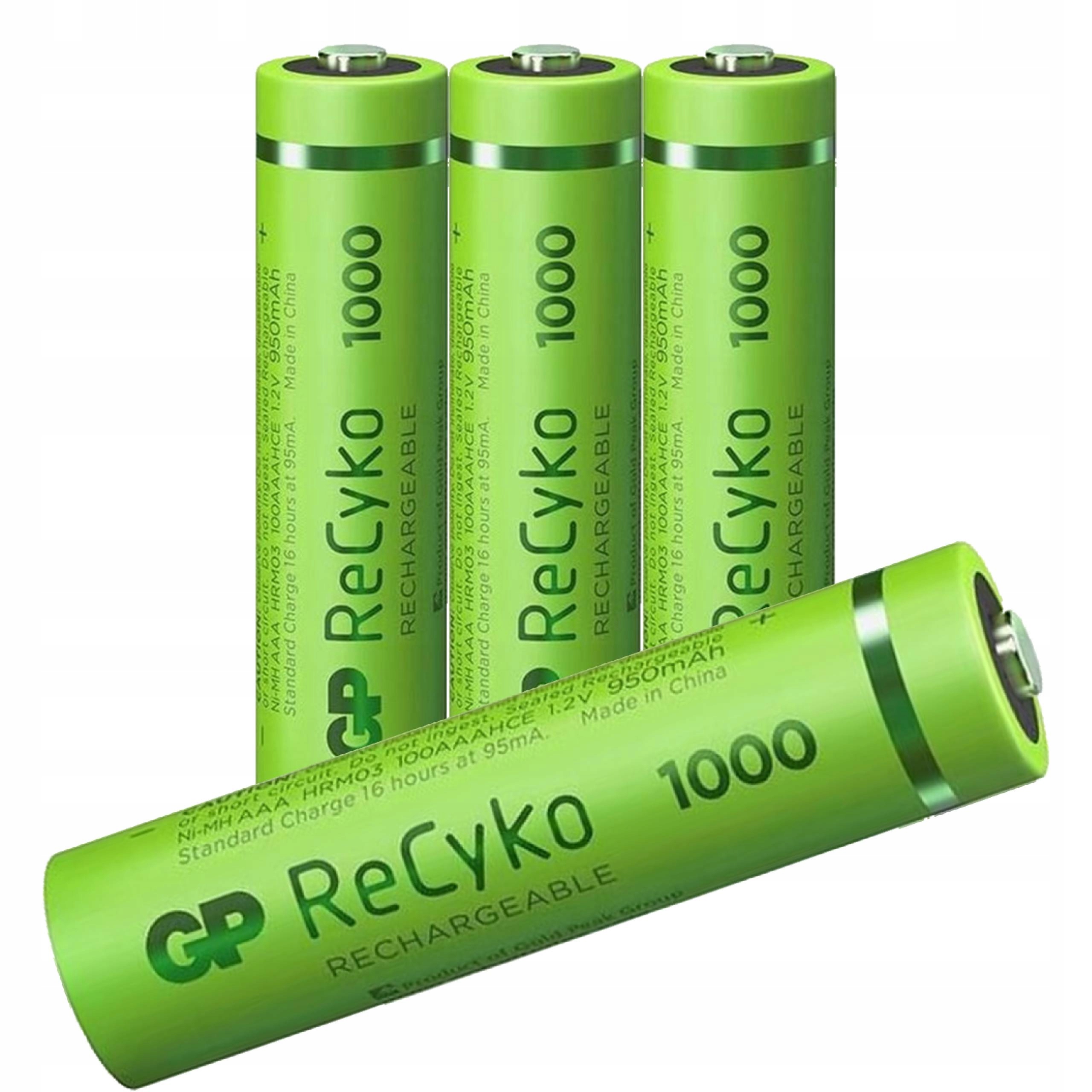 

Akumulatorki baterie Gp Recyko+ R3 Aaa 1000mAh x4