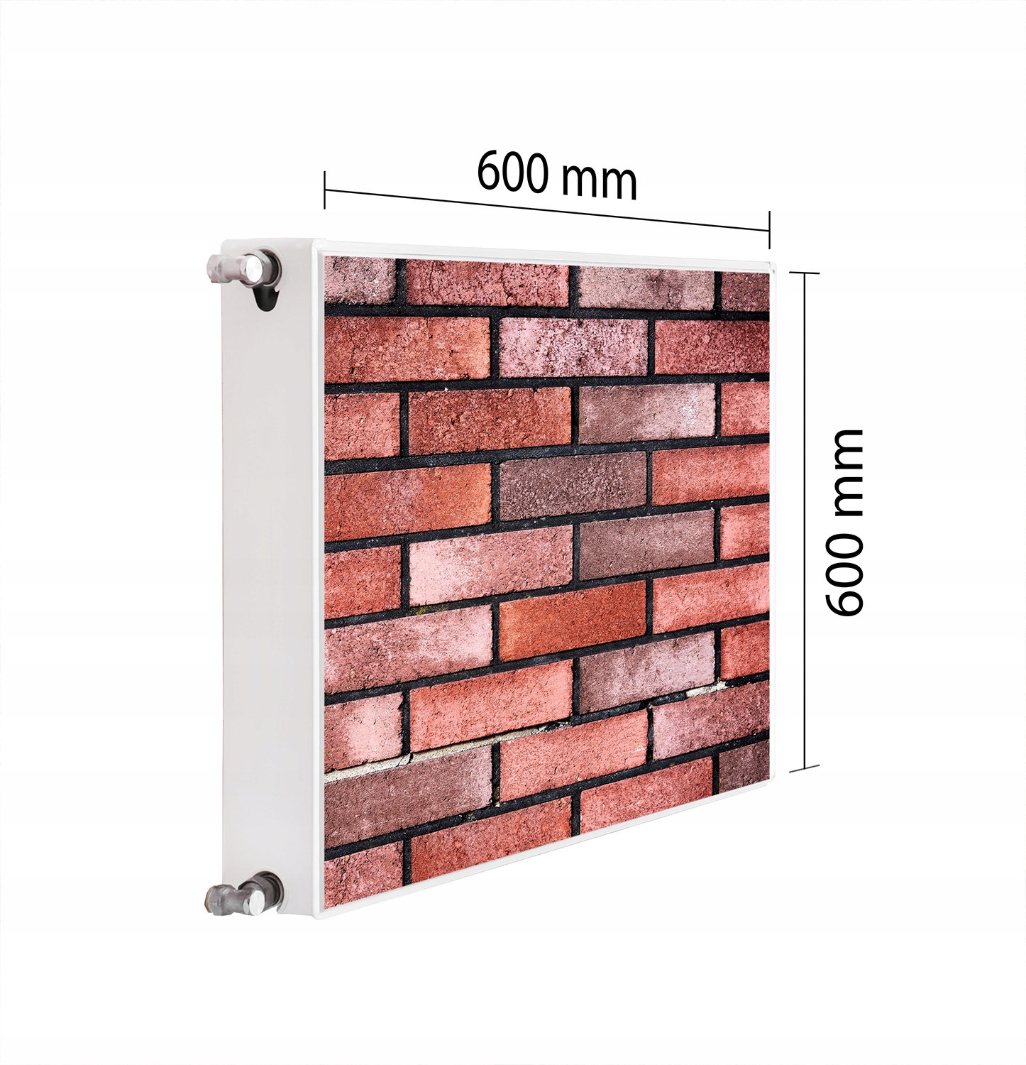 Magnetická Krytka Na Radiátor 60x60 Cihlová Podložka Magnet