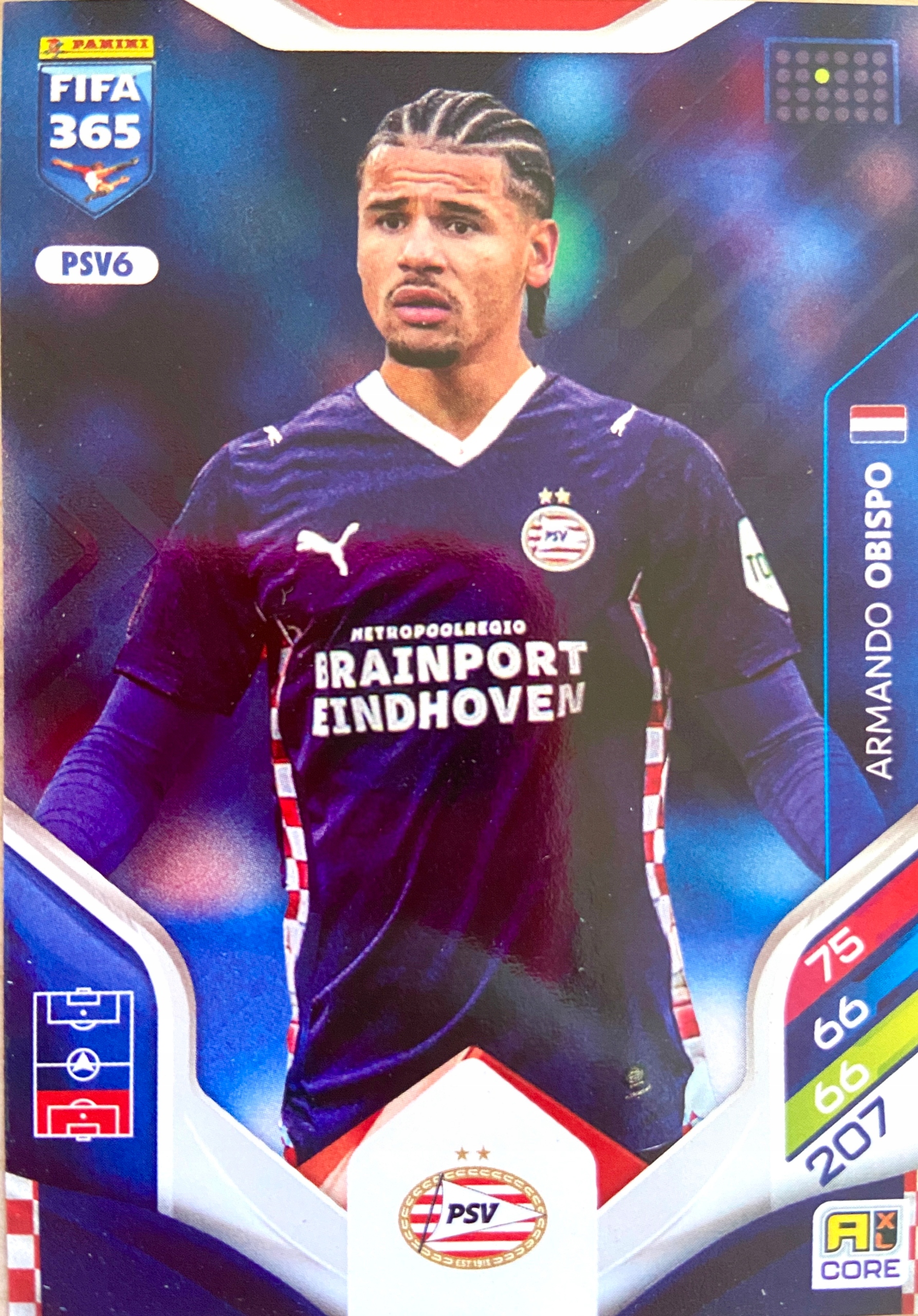 Panini Fifa 365 2026 Core Team Mate PSV6 Armando Obispo Psv