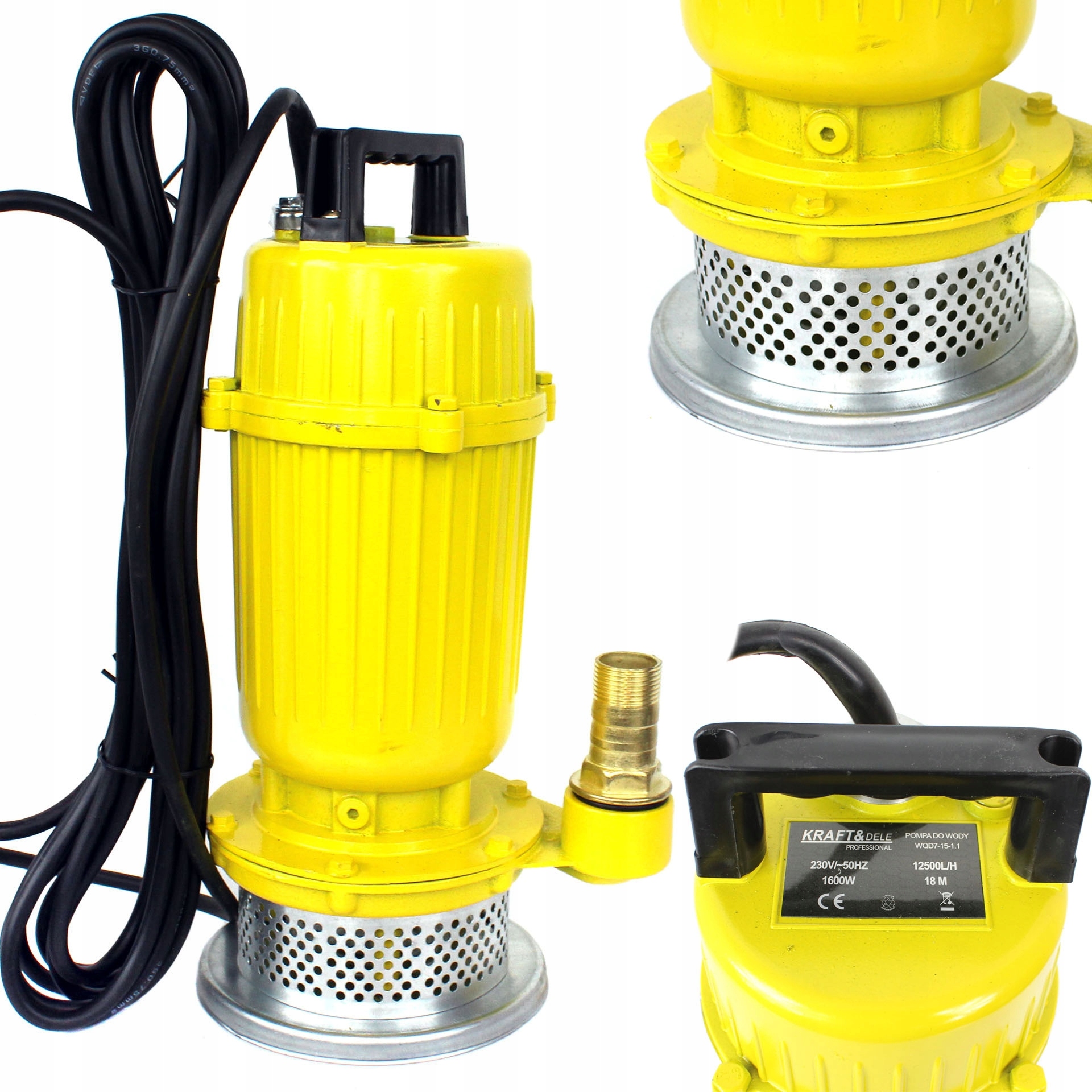 

Pompa Do Wody Brudnej Czystej 1600W 1cal