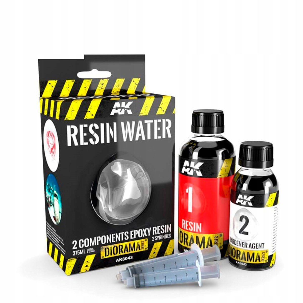 Ak 8043 Resin Water efekt wody żywica 375 ml