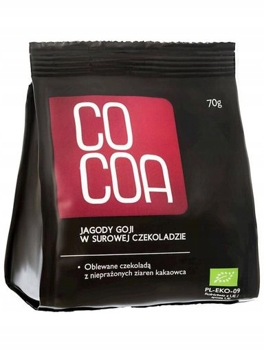 3xCOCOA Goji v raw čokoládě Bio 70 g