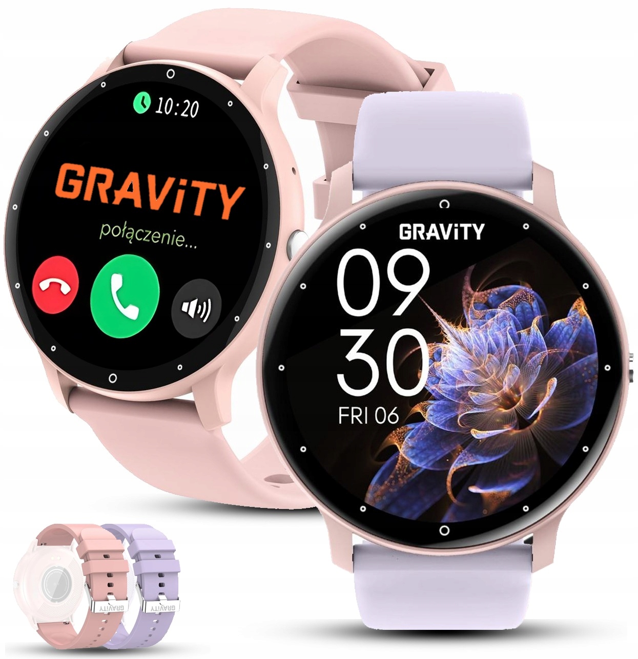 Dámské hodinky Chytré Hodinky Sms Kroky Puls Polské Menu