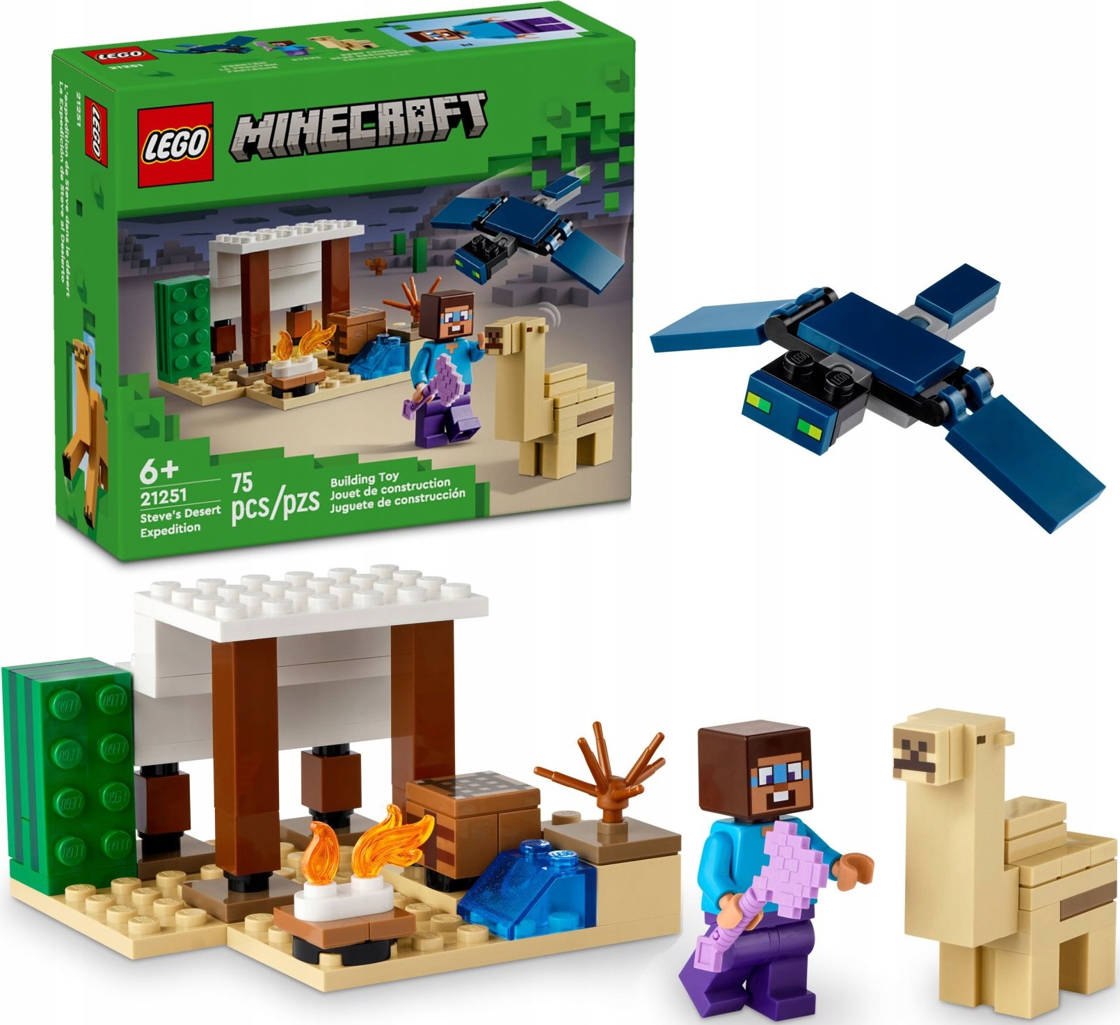 Ender Dragon Lego Minecraft 2115 Complete Lego Set 21151 Minecraft