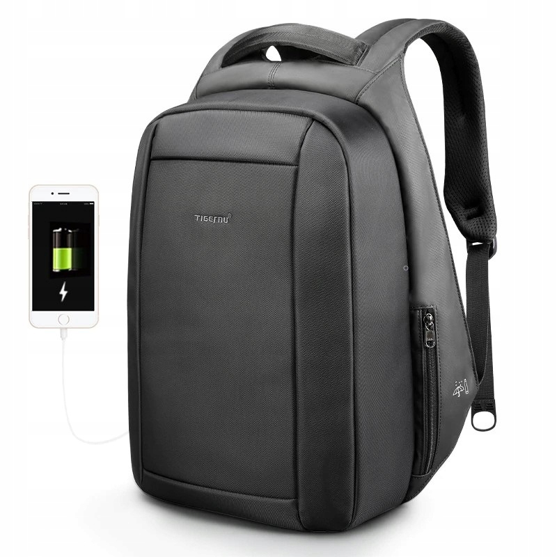 

Antykradzieżowy plecak port usb jack Tigernu I191