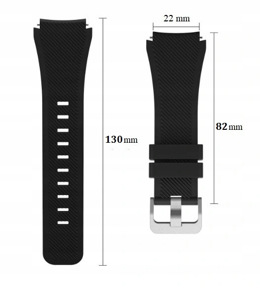 PASEK DO SAMSUNG GALAXY WATCH SM-R800 19 KOLORÓW Materiał guma