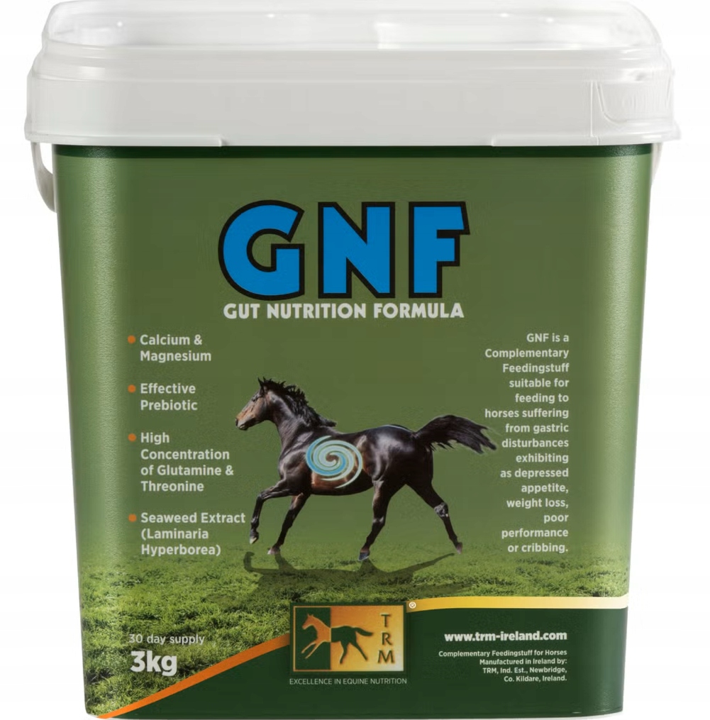 Trm Gnf – wsparcie żołądka i układu pokarmowego dla koni horse 3kg