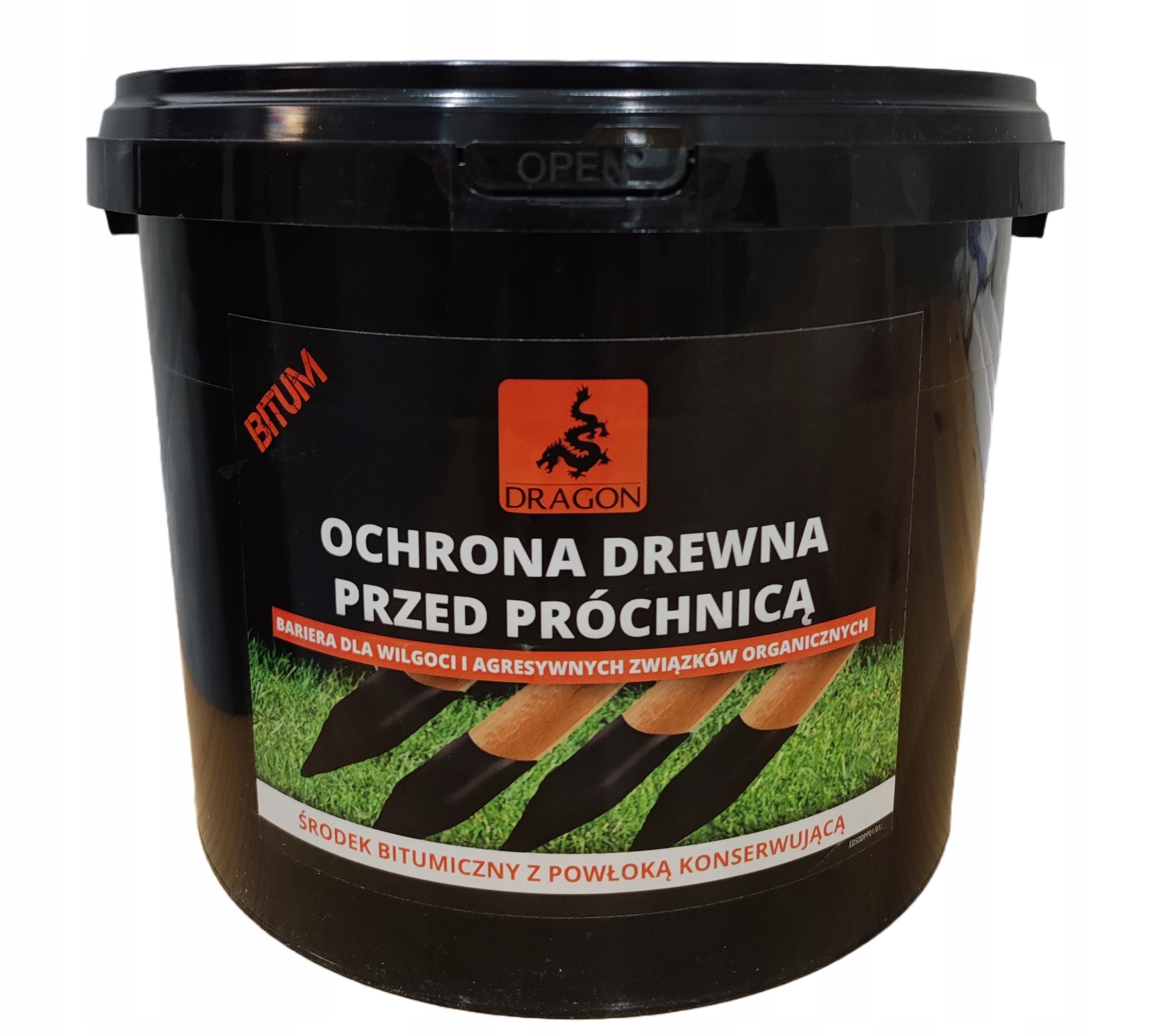 DRAGON ŚRODEK BITUMICZNY DO OCHRONY DREWNA 3L