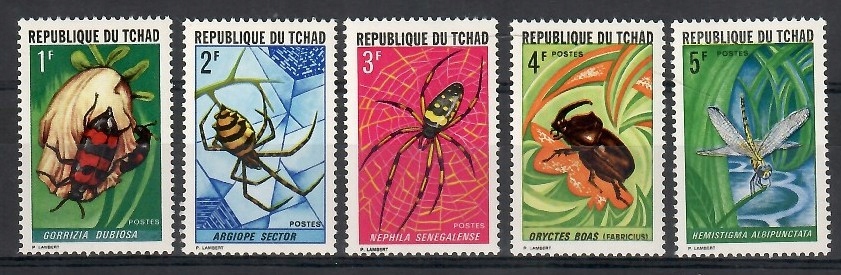 Czad 1972 Mi 510-514 Czyste **