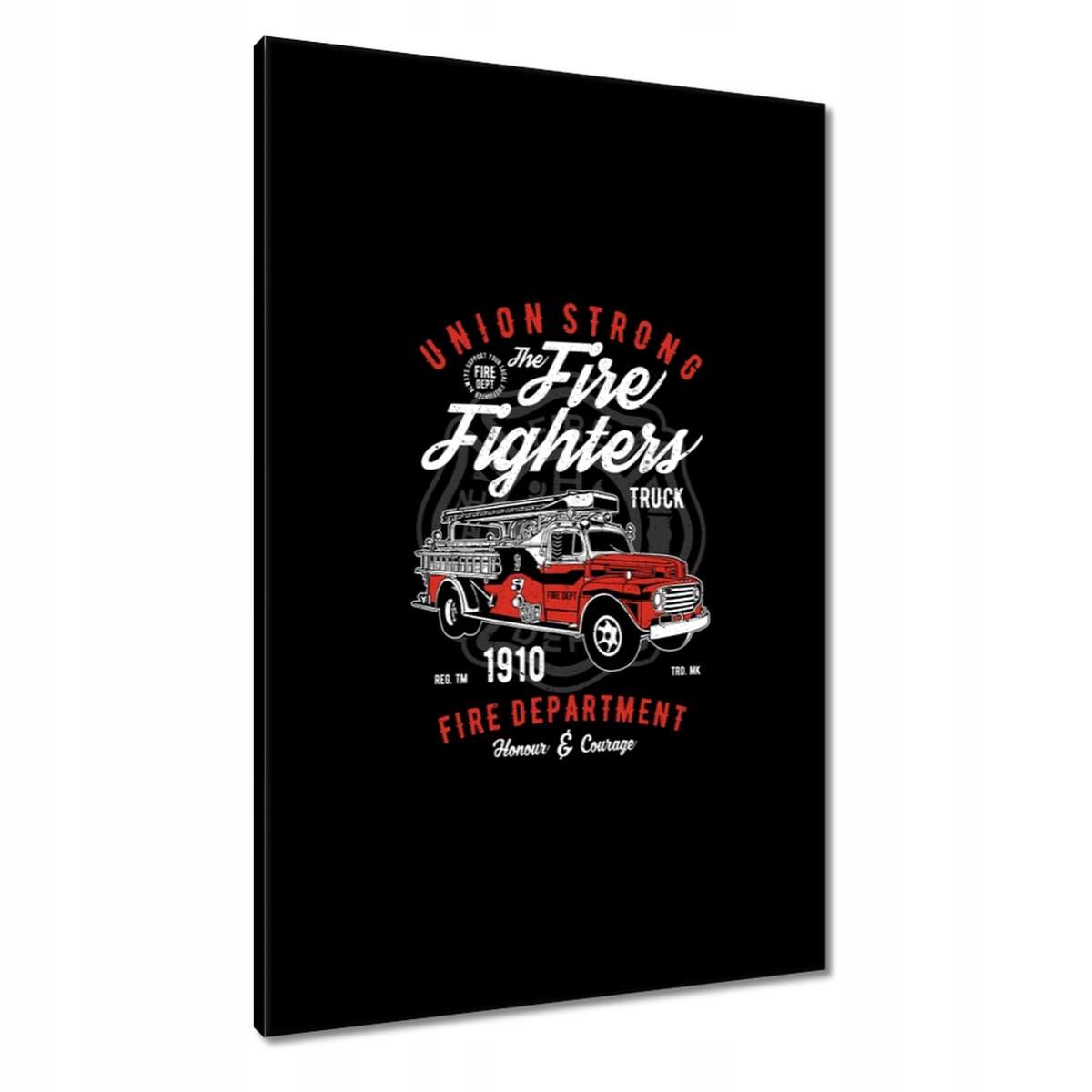 Obrazy 60x90 Historický hasičský vůz