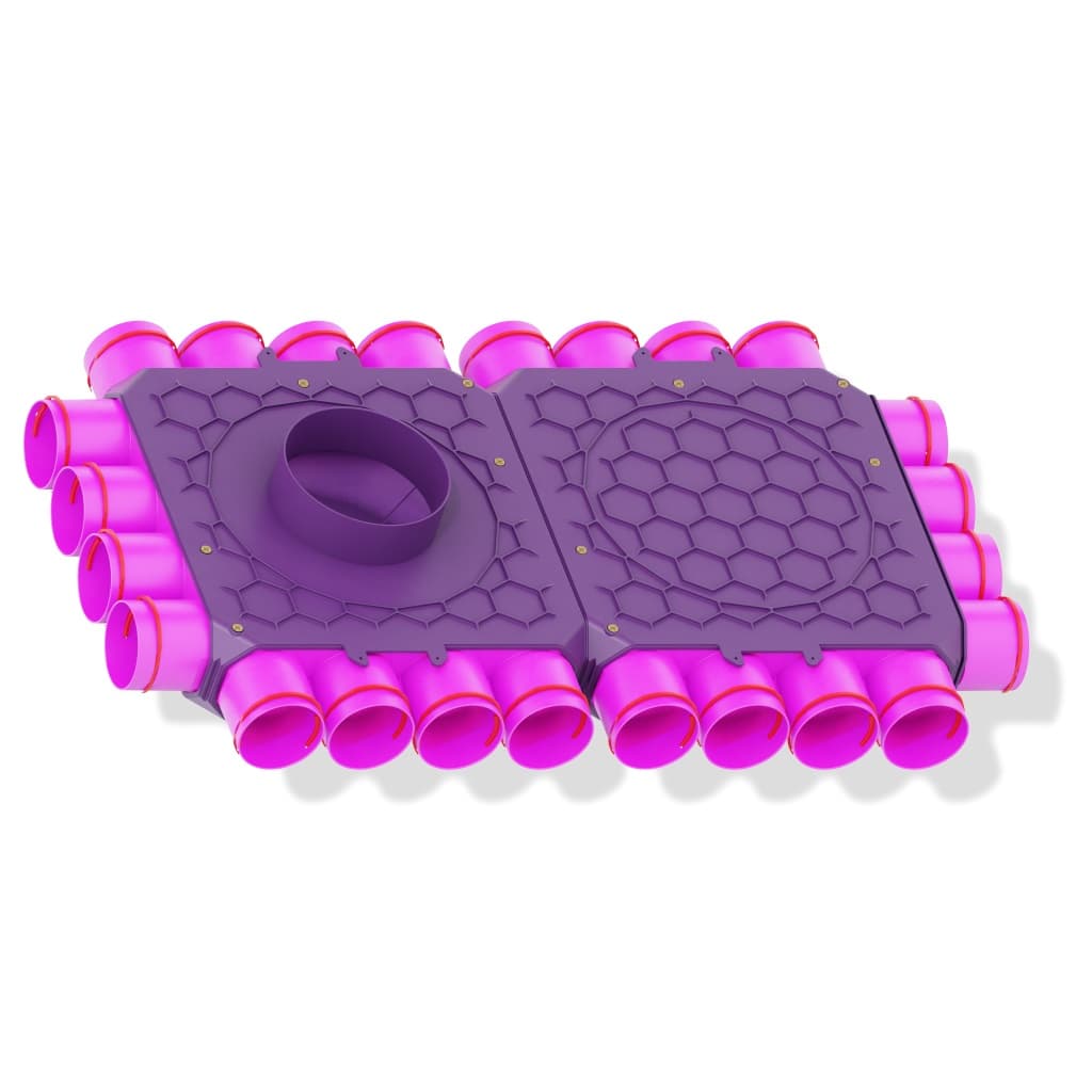 Jednořadý úhlový rozdělovač 24-75-160 (4+8+4+8) Max-vent