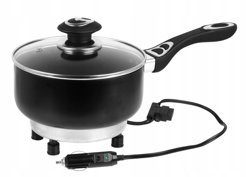 Rondel elektryczny samochodowy 180 mm 12V 150W z pokrywką