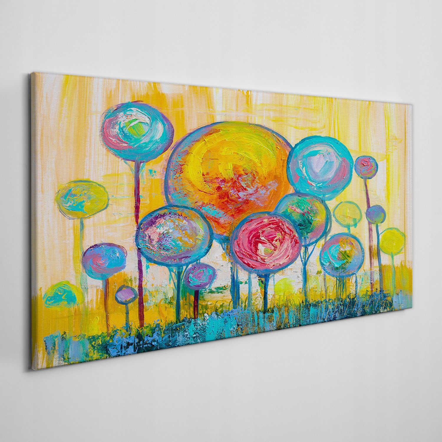 

Nowoczesny foto-obraz na płótnie Drzewa 120x60 cm