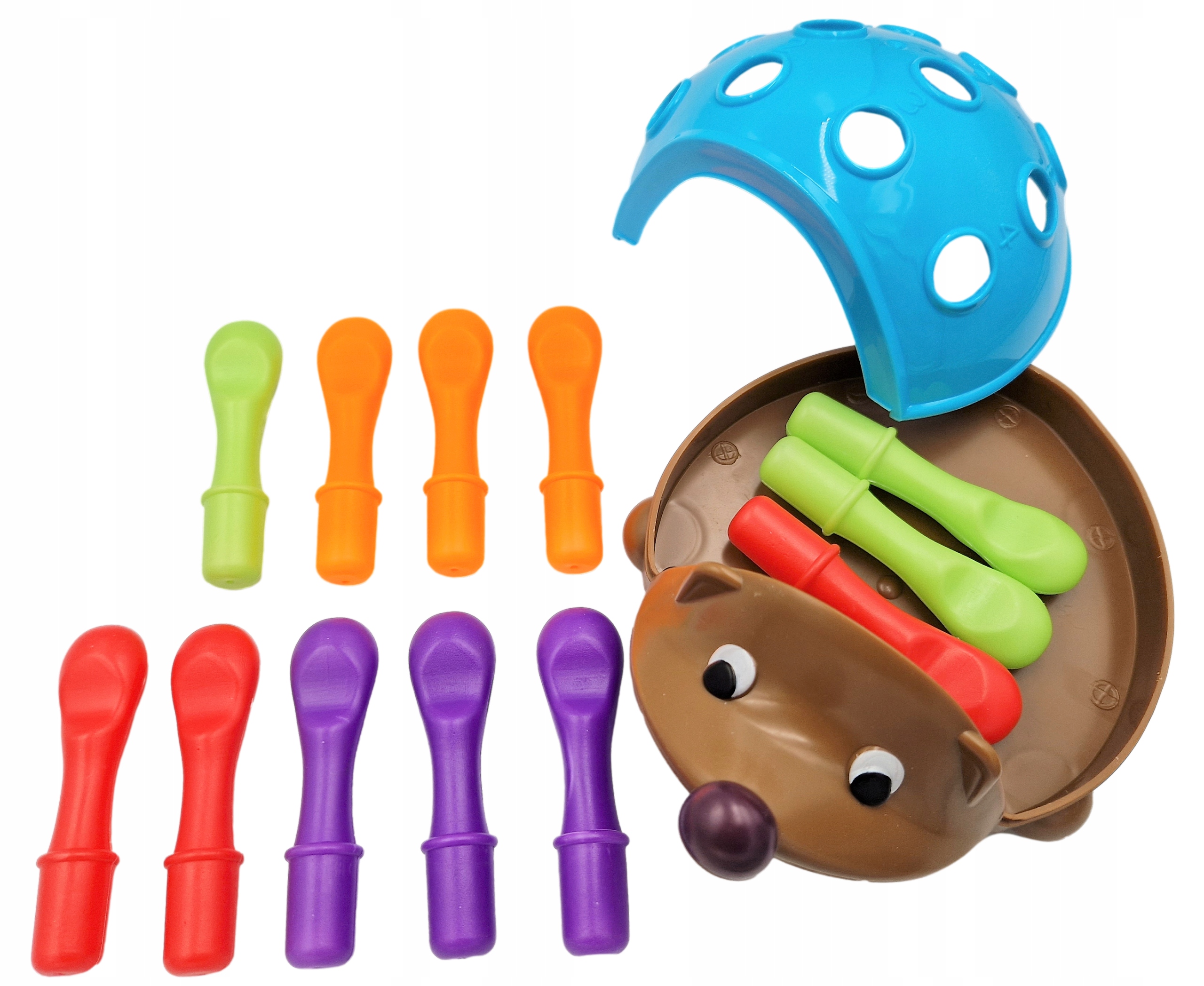 JEŻ ZABAWKA EDUKACYJNA SORTER MONTESSORI UKŁADANKA Wiek dziecka 18 m +