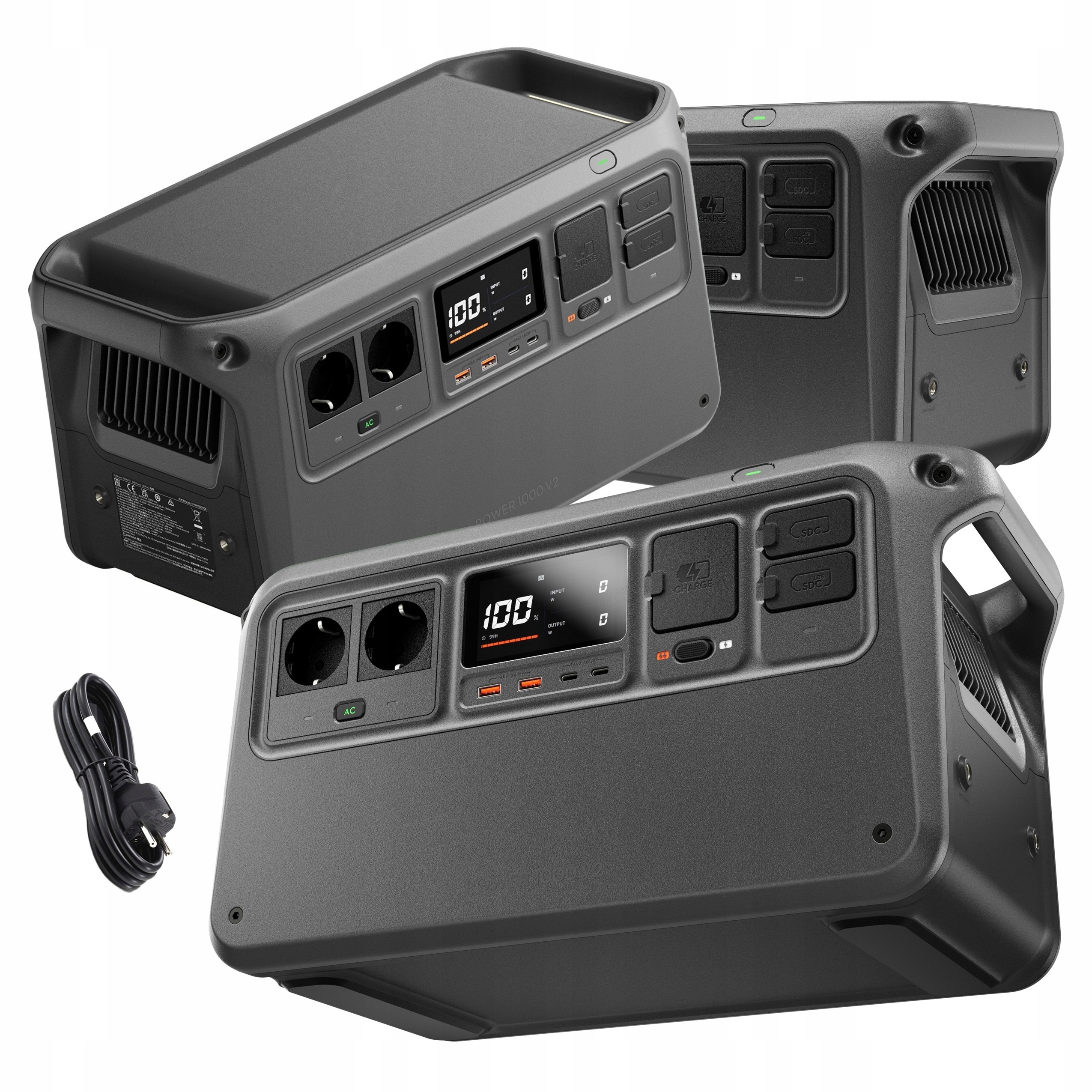 Dji Power 1000 V2 stacja zasilania 1024Wh 2600W Ups kamper Lfp Powerbank
