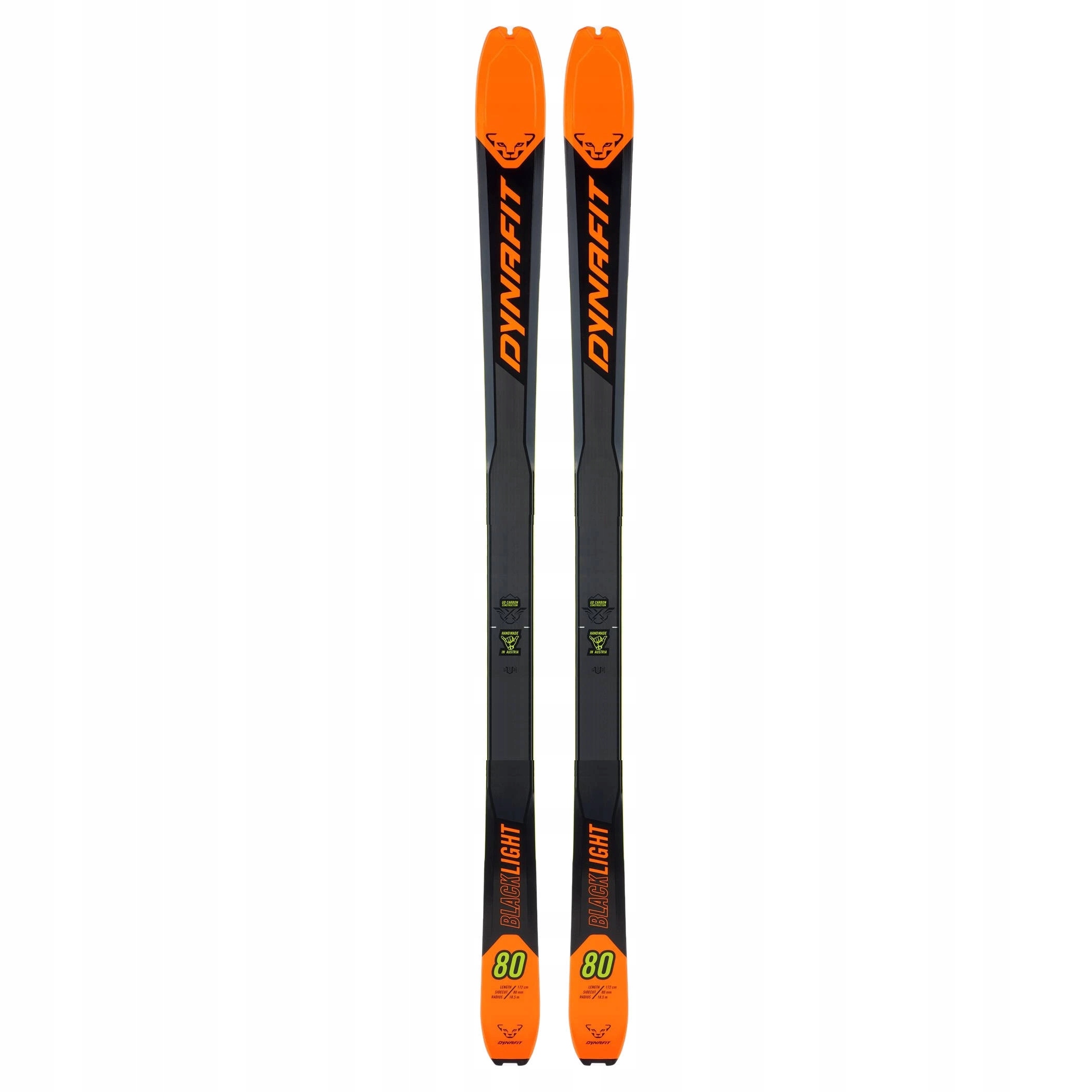 DYNAFIT Narty BLACKLIGHT 80 - Długość nart 165 cm