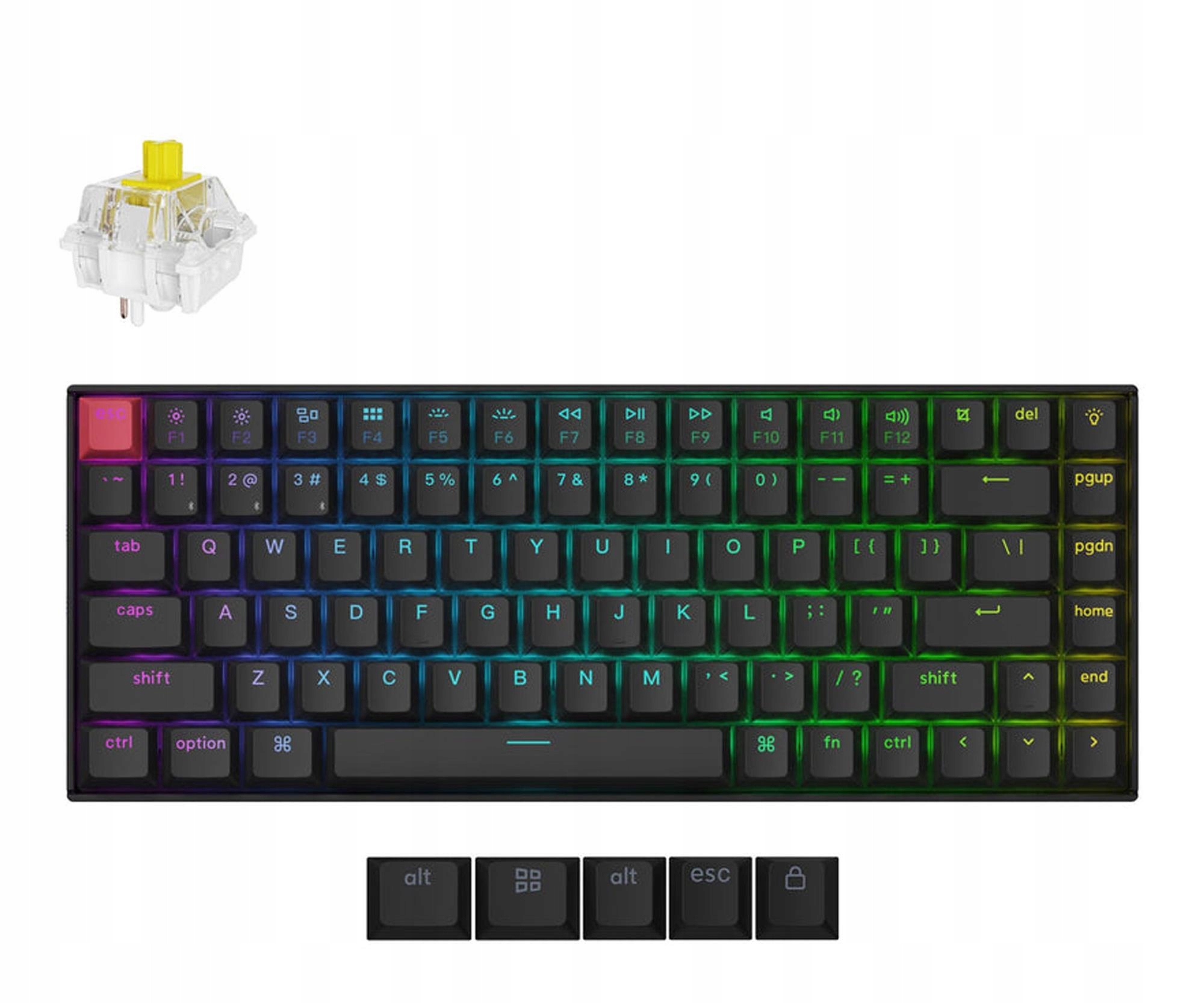 Klawiatura Bezprzewodowa Keychron K2X-H4 Banana Tactile