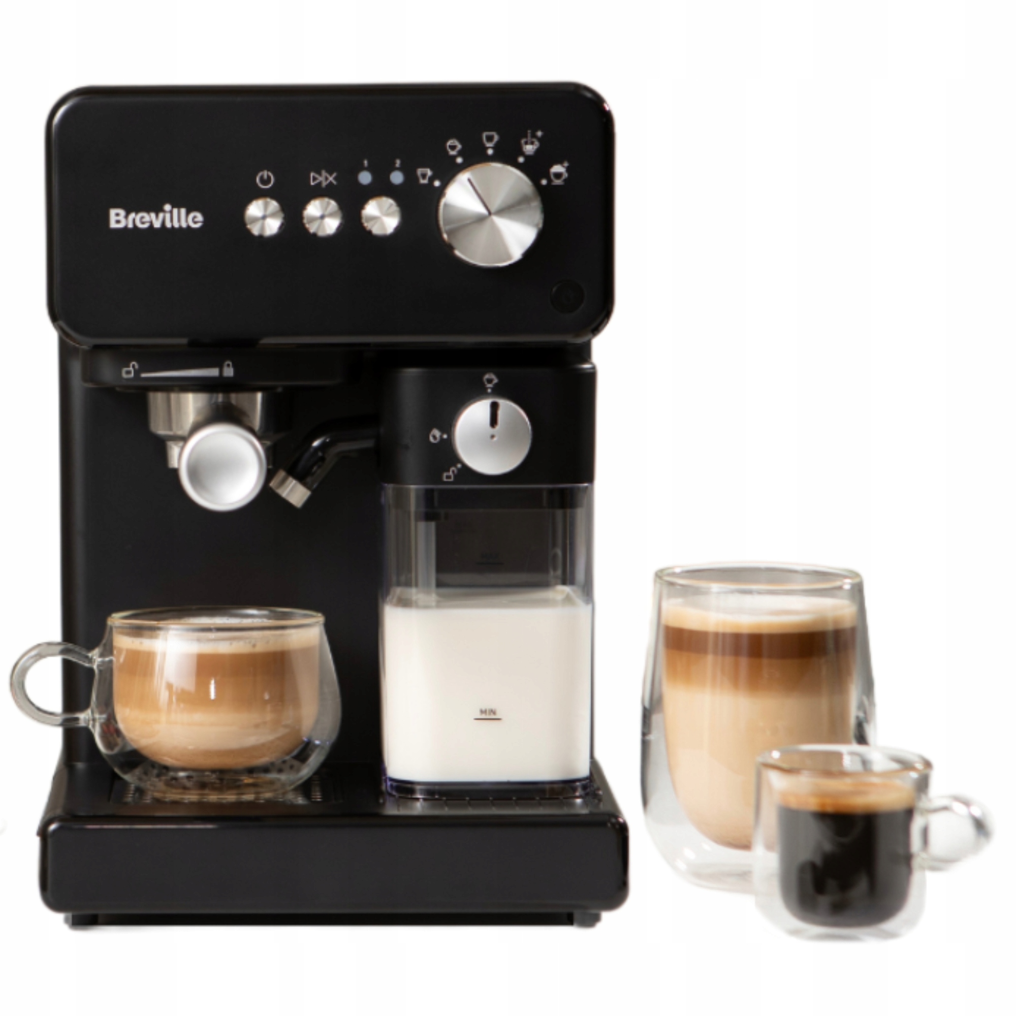 Ekspres do kawy kolbowy Breville Prima Latte Compact VCF183X