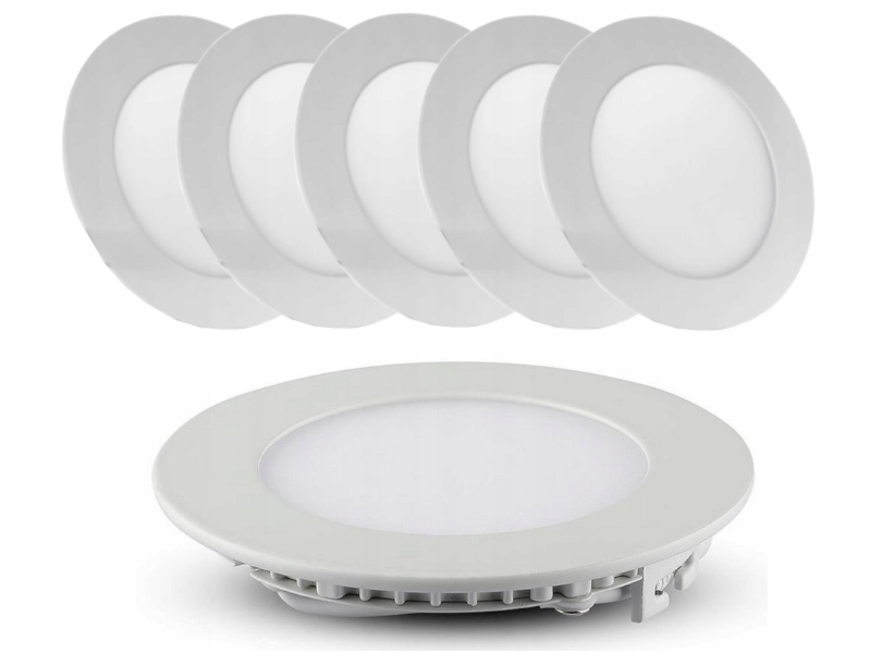 

Zestaw Lampki Sufitowe Halogen Led Slim 3W 6x