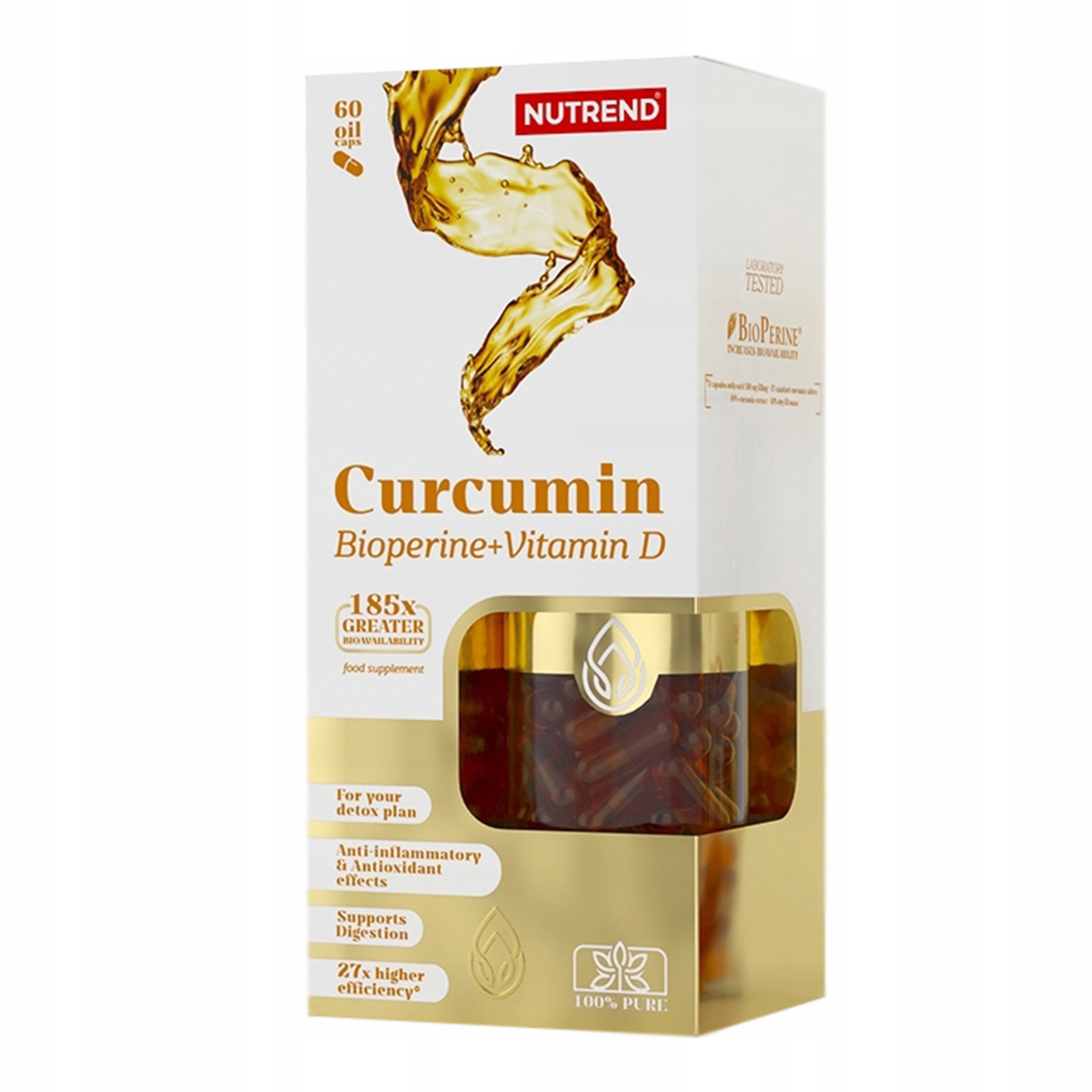 NUTREND KURKUMINA BIOPERYNA WITAMINA D 60k WĄTROBA — 4