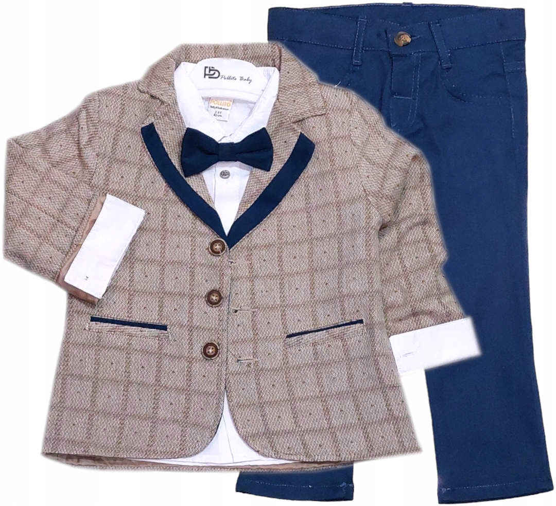 

Garnitur Dziecięcy Z Koszulą I Muszką 104