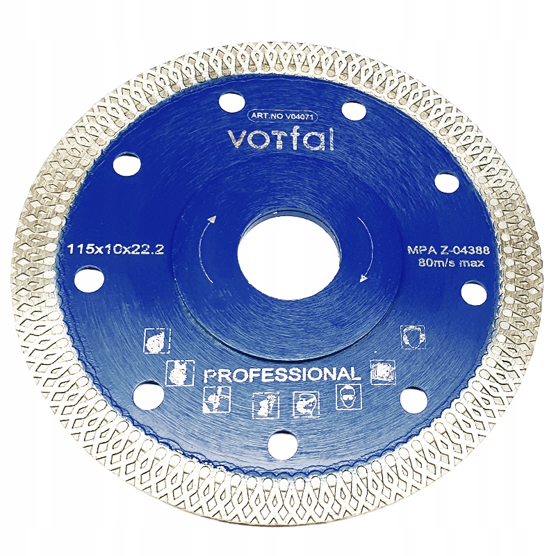 

Tarcza Diamentowa Do Cięcia Gresu Płytek 115MM Pro