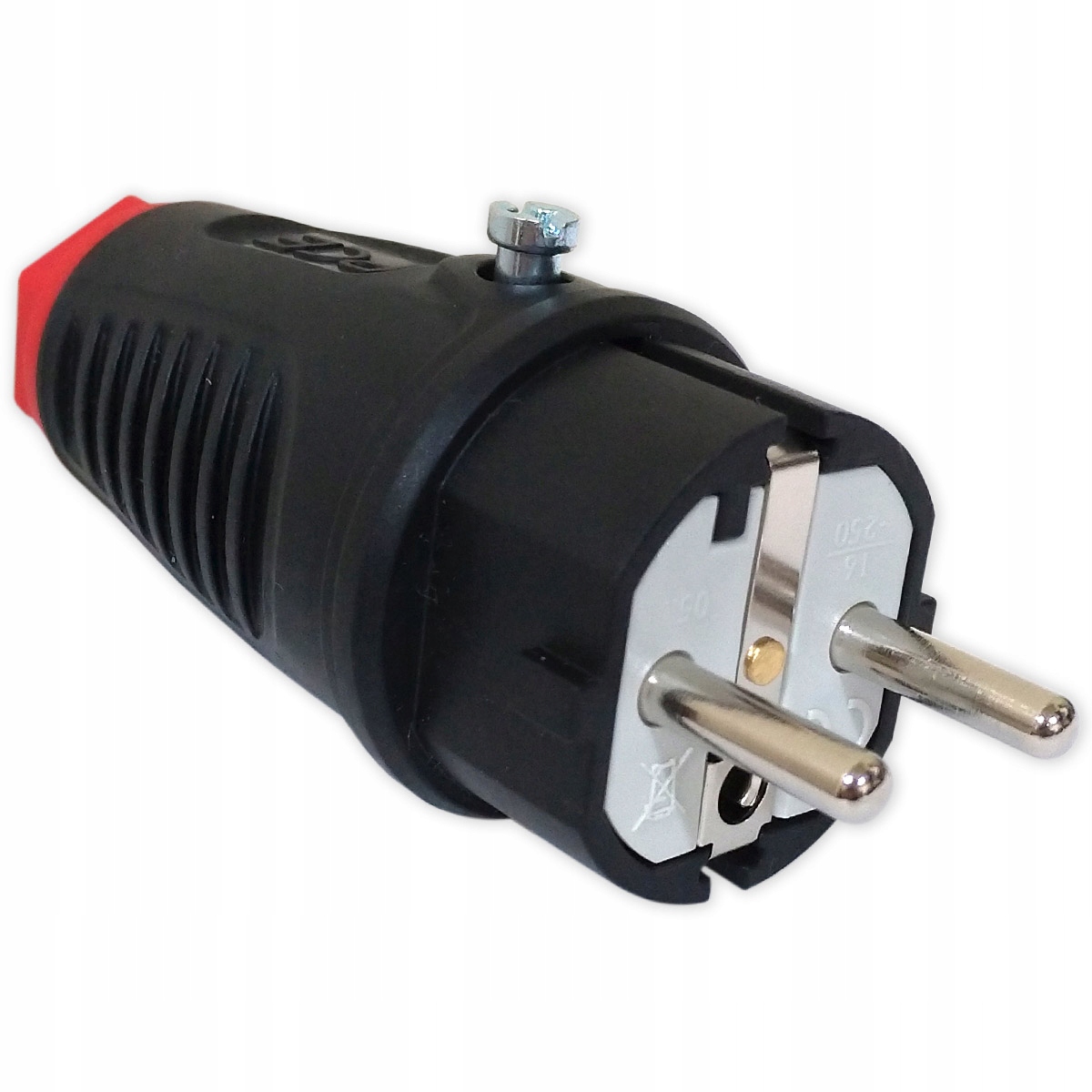 WTYCZKA GUMOWA IP54 Z UZIEMIENIEM PCE 0521-sr