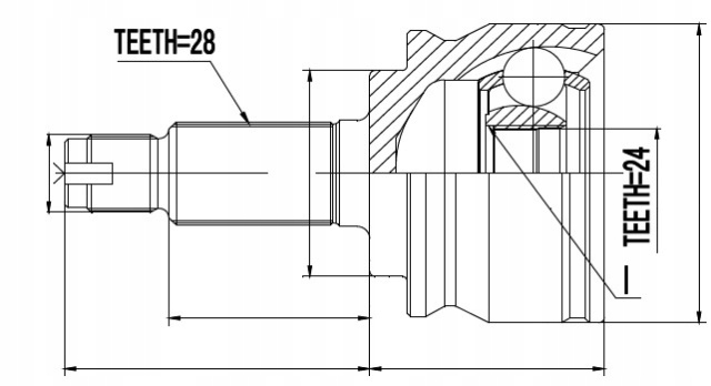 SUZUKI 4410579K10 PRZEGUB ZEWNĘTRZNY TYLNY TYŁ Producent części NTY