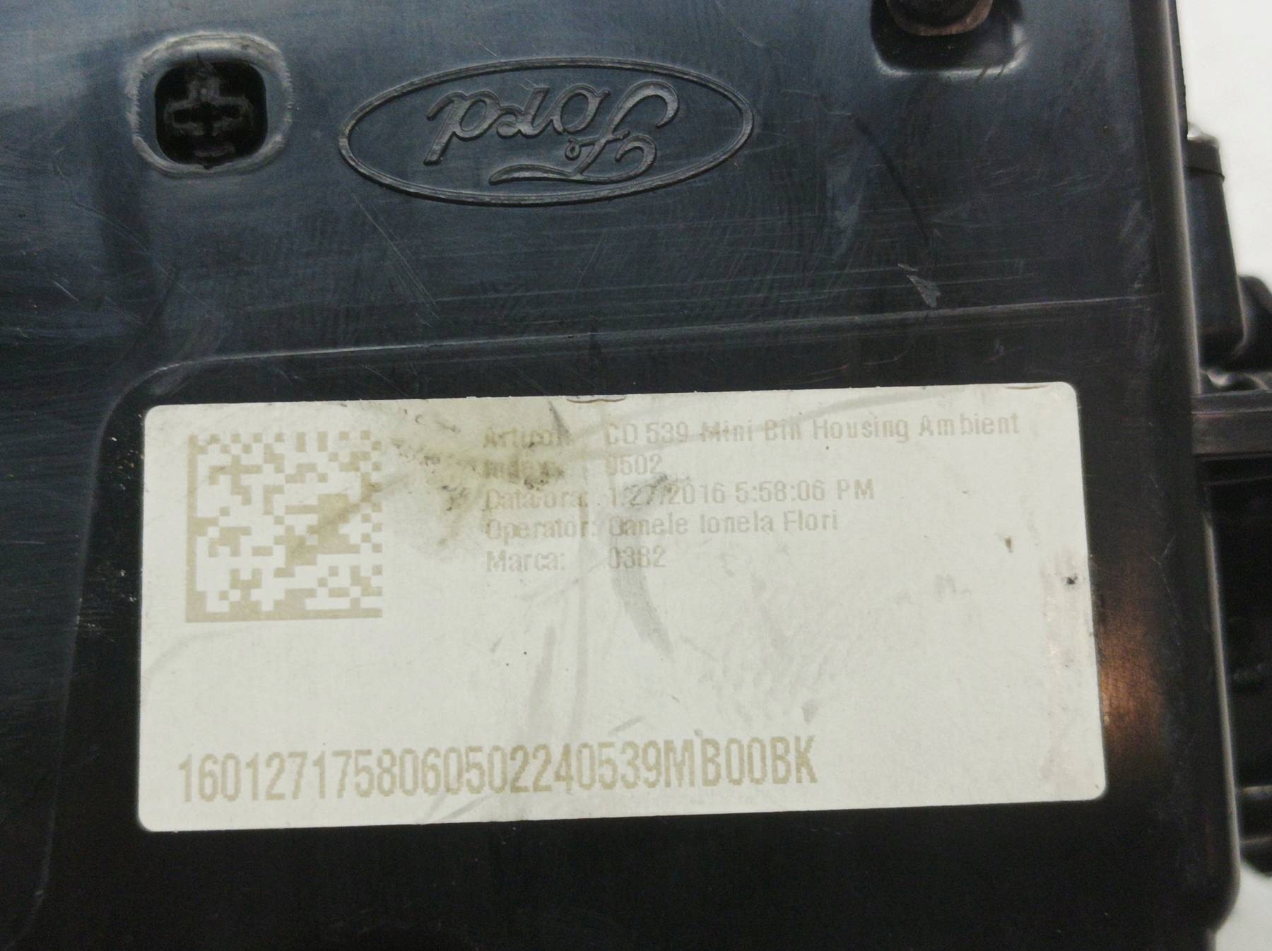 passenger compartment ashtray of the dashboard Ford Galaxy Mk4 (2015-2023)