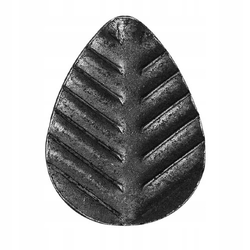 

Liść róży 45x33 grubość 1 mm ogrodzenie