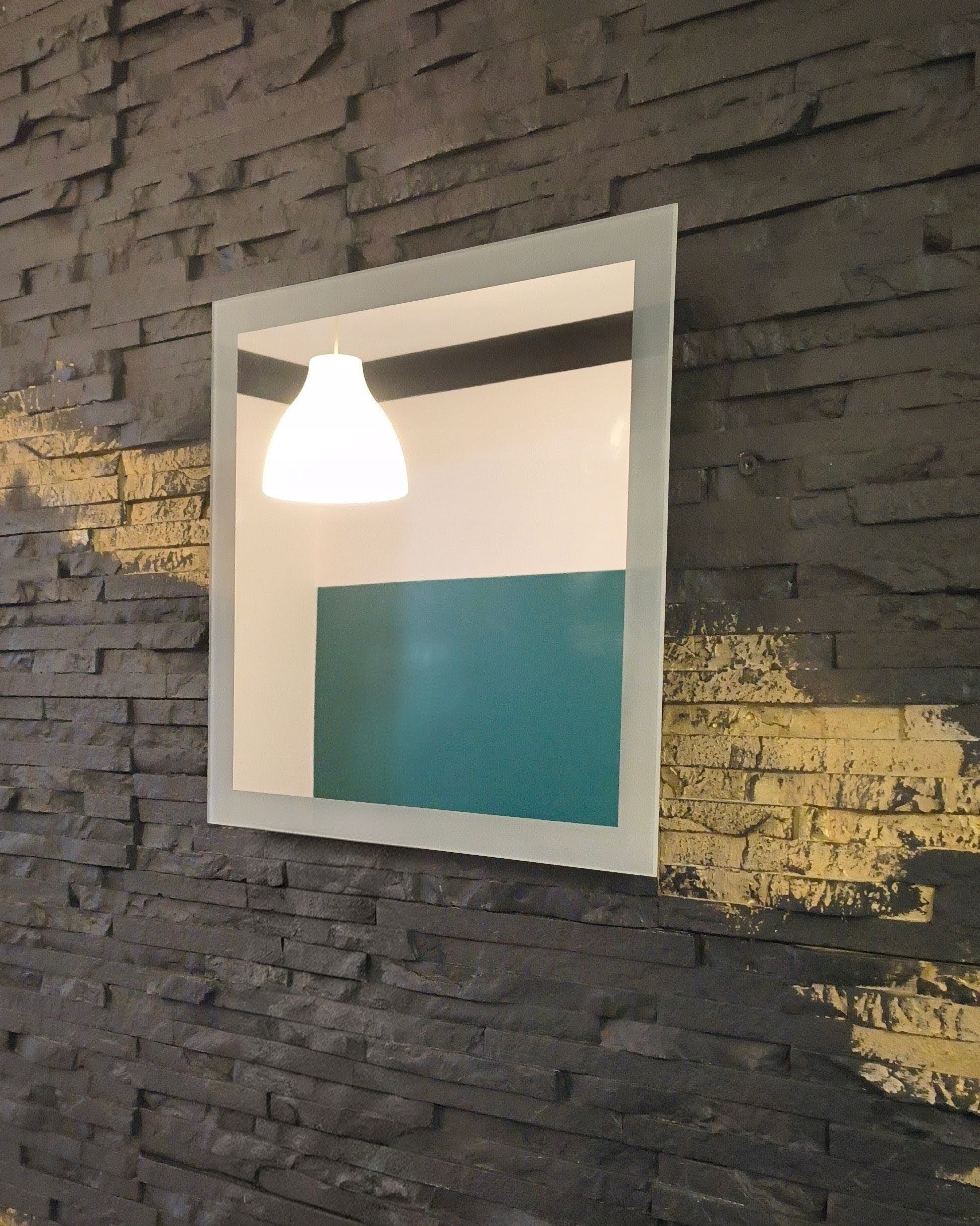 Zrcadlo Led Lena 70 cm x 60 cm Dotyk Chodba, Obývací pokoj, Koupelna