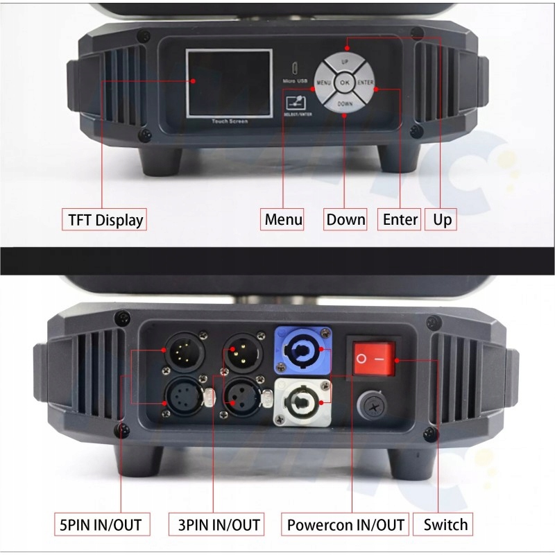 RUCHOMA GŁOWA WASH BEAM + ROTO 7X40W RGBW EAN (GTIN) 7421951506756