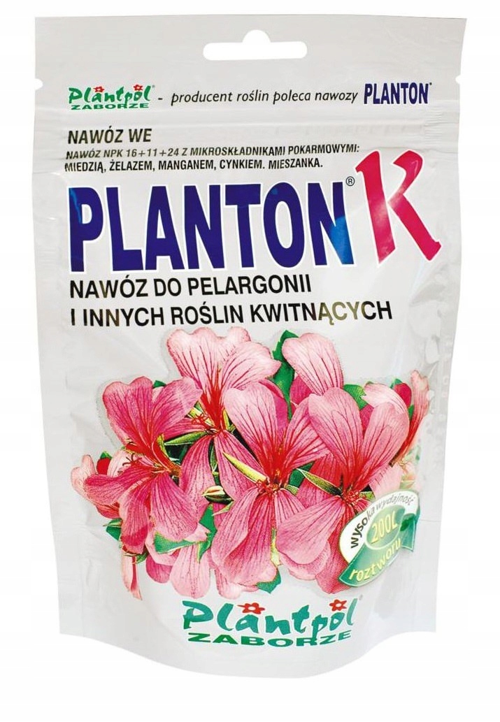 

Nawóz do roślin kwitnących 200 g Planton K 7226