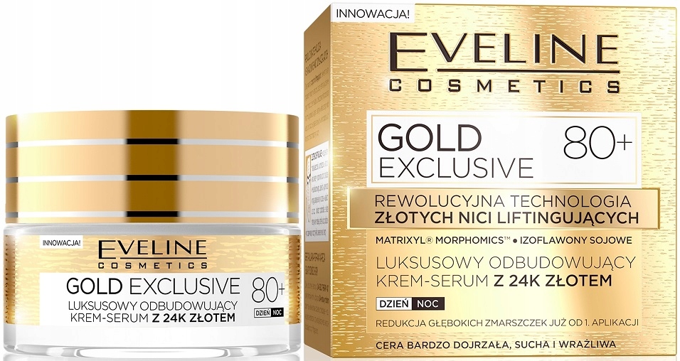 

Eveline Gold Lift Exlusive Krem Serum 80+ 50ml