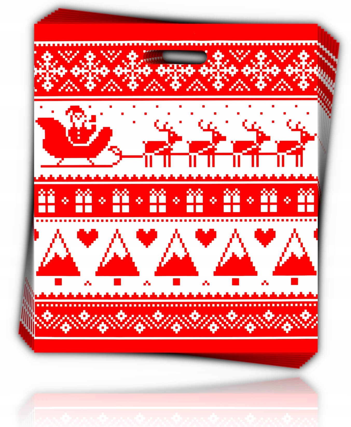 REKLAMÓWKI ŚWIĄTECZNE TORBY PREZENTOWE MIKOŁAJ Marka MONTIP